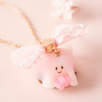 Sakura Ghost Cake Necklace