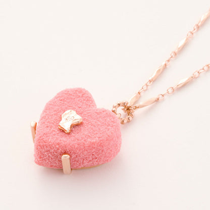 Pink Luxe Heart Chocolat Necklace