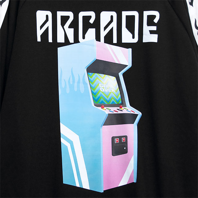 Arcade Game Sleeve Line Hoodie