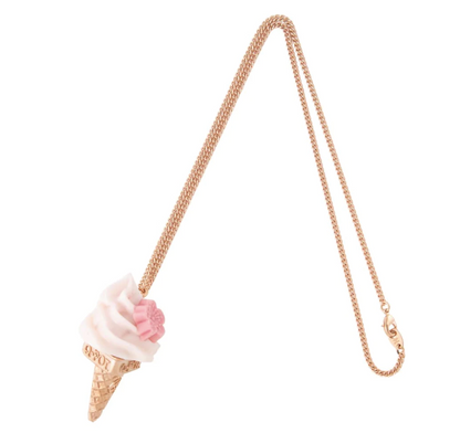 Sakura Soft Serve Ice Cream Necklace