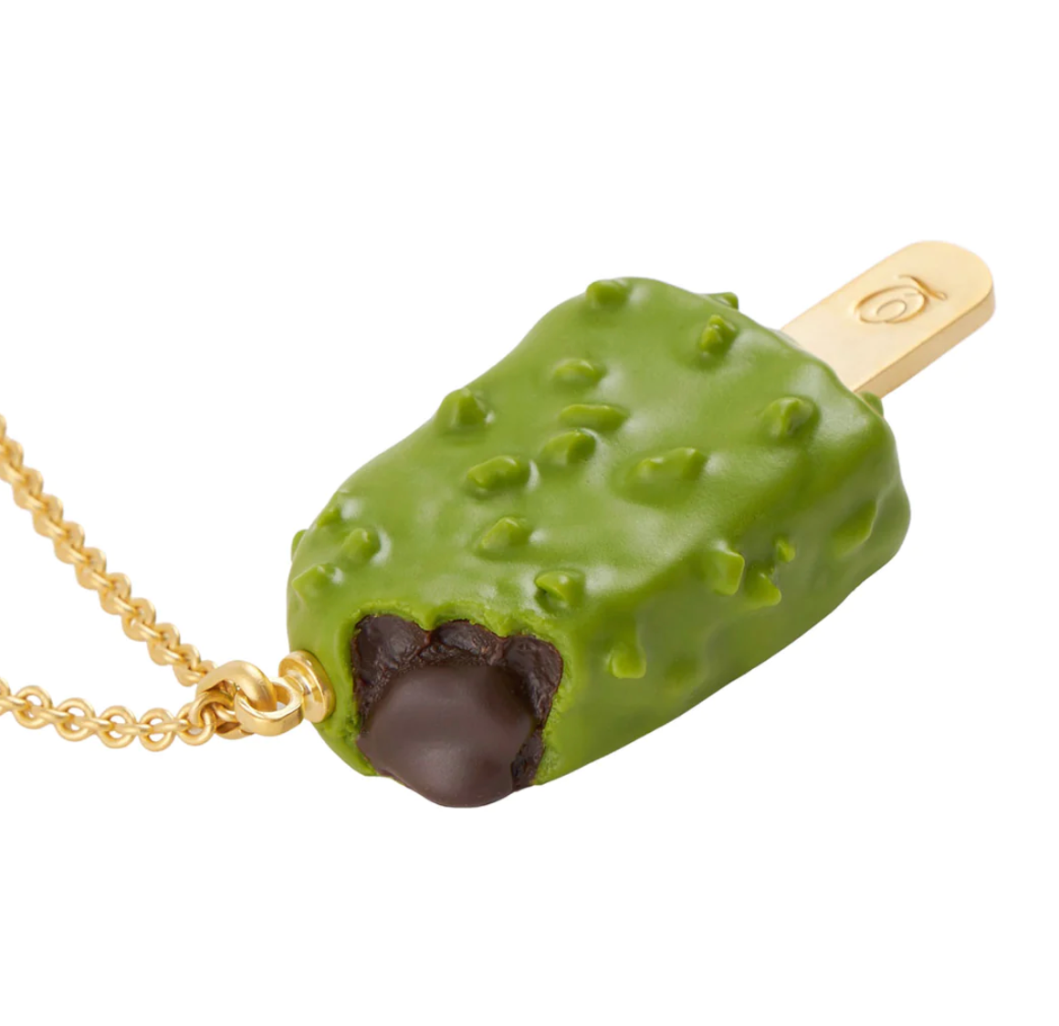 Matcha Chocolate Ice Cream Bar Necklace