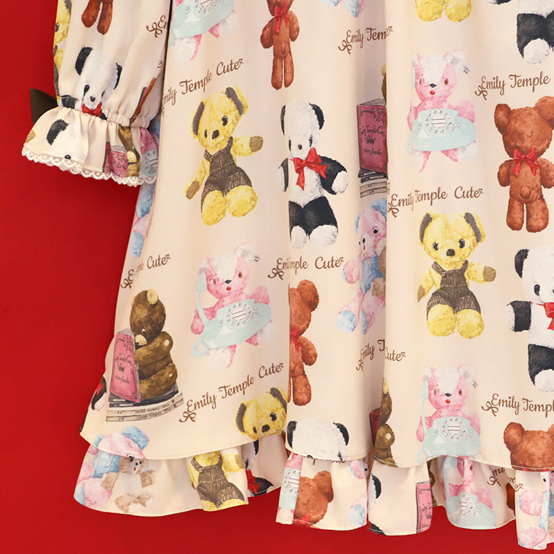 Fluffy Bears A Line Dress
