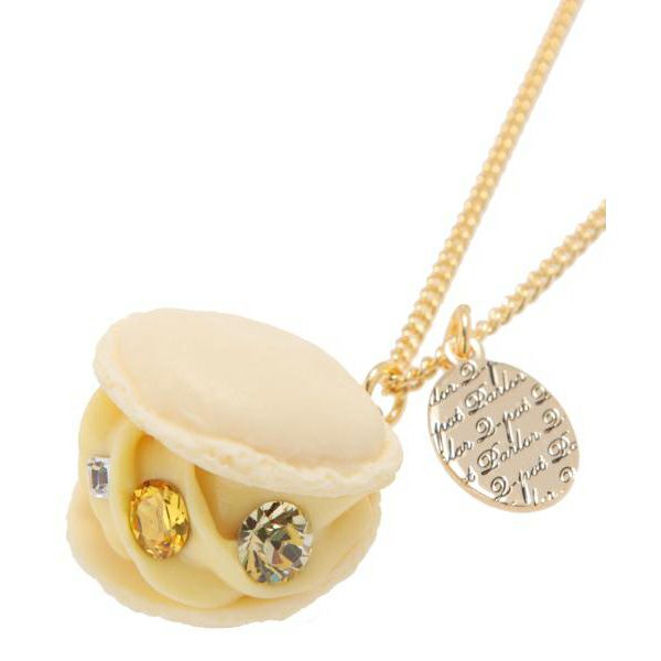 Creamy Macaron Necklace