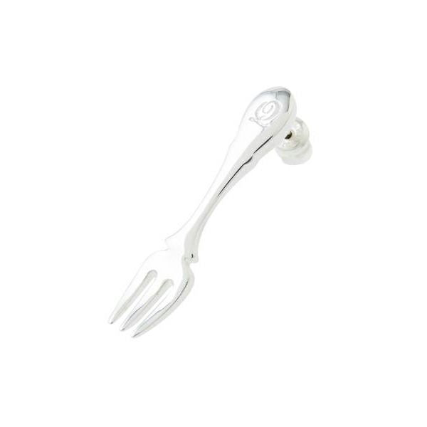 [Silver 925] Plain Fork Earrings