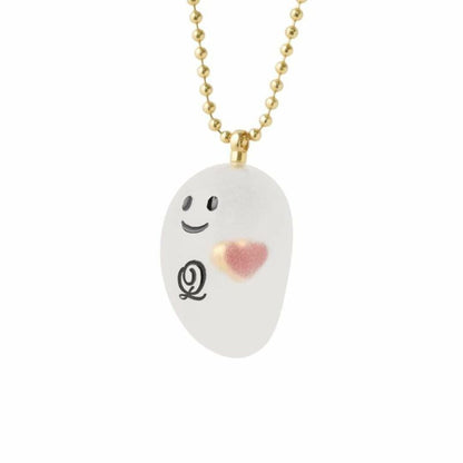 Trick Ghost Eat Heart Chocolate Necklace