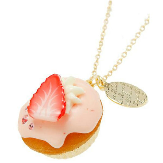 Strawberry Cupcake Necklace