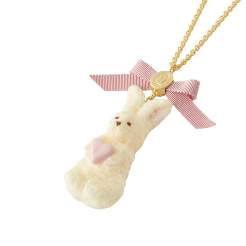 Milk Rabbit Cookie Necklace