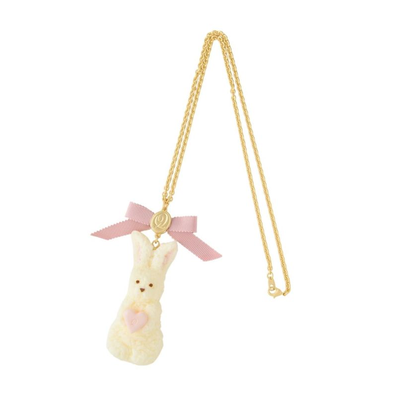 Milk Rabbit Cookie Necklace