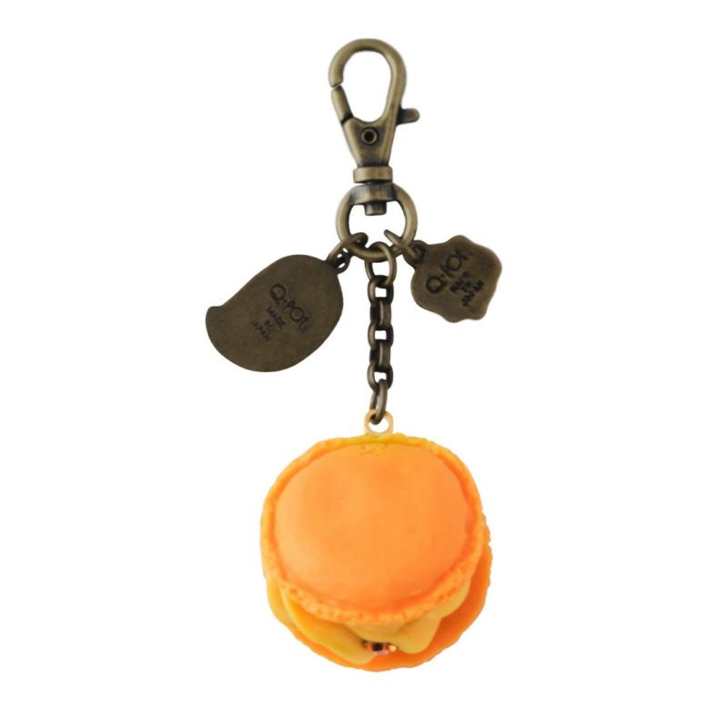 Jack-o'-lantern Macaron Bag Charm