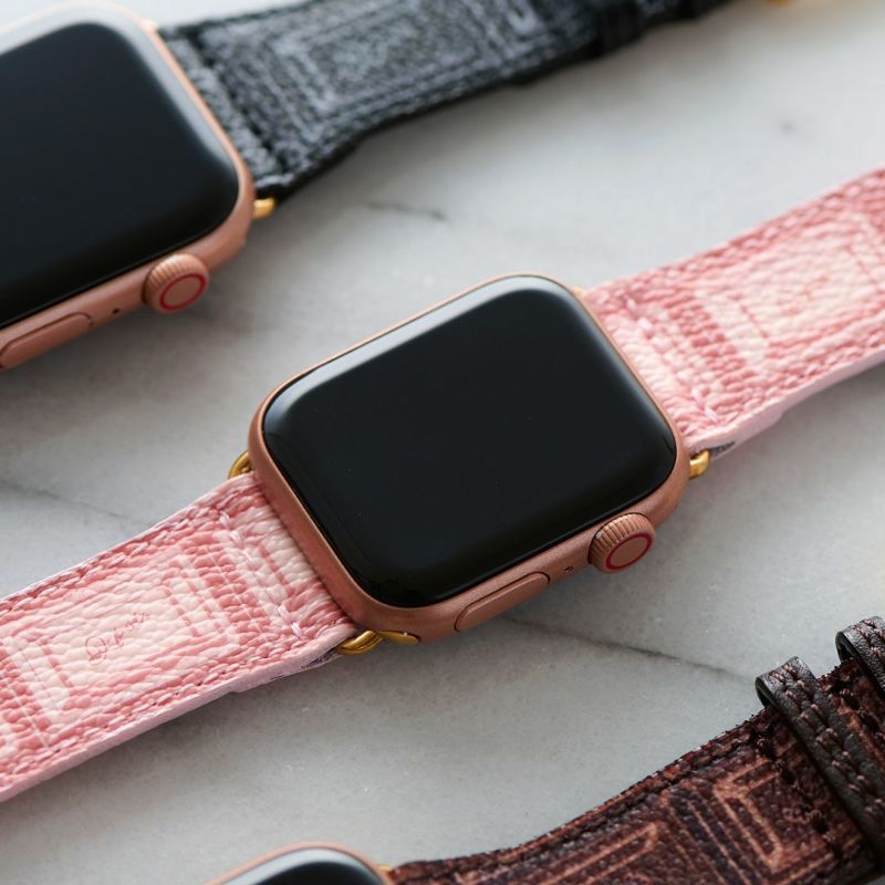 Chocolate Leather Band for Apple Watch (42-45mm compatible)