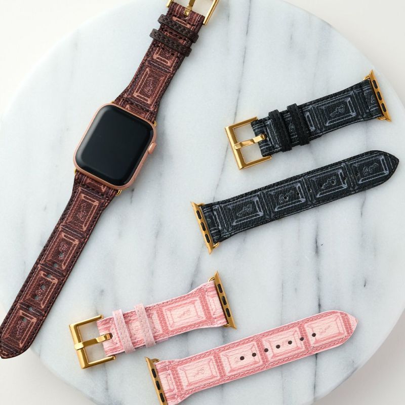 Chocolate Leather Band for Apple Watch (42-45mm compatible)