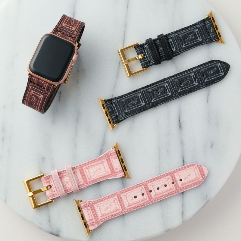 Chocolate Leather Band for Apple Watch (42-45mm compatible)