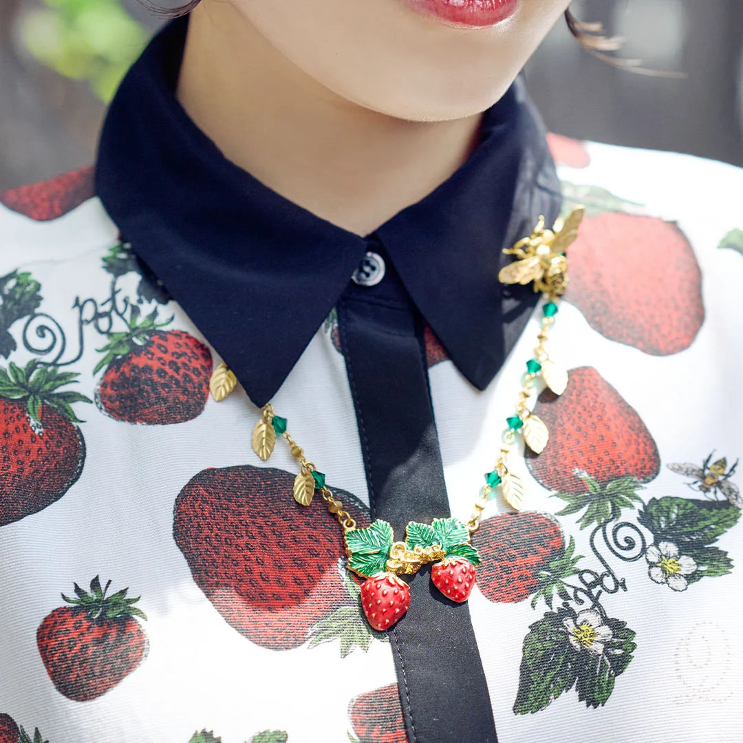 Strawberry Field Necklace