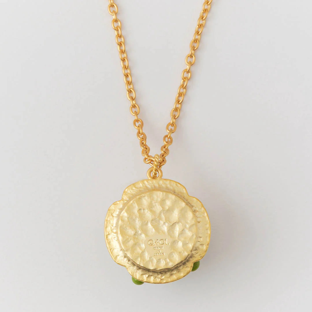 Matcha Cream Pancake Necklace