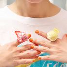 Strawberry Yogurt Ice Cream Ring