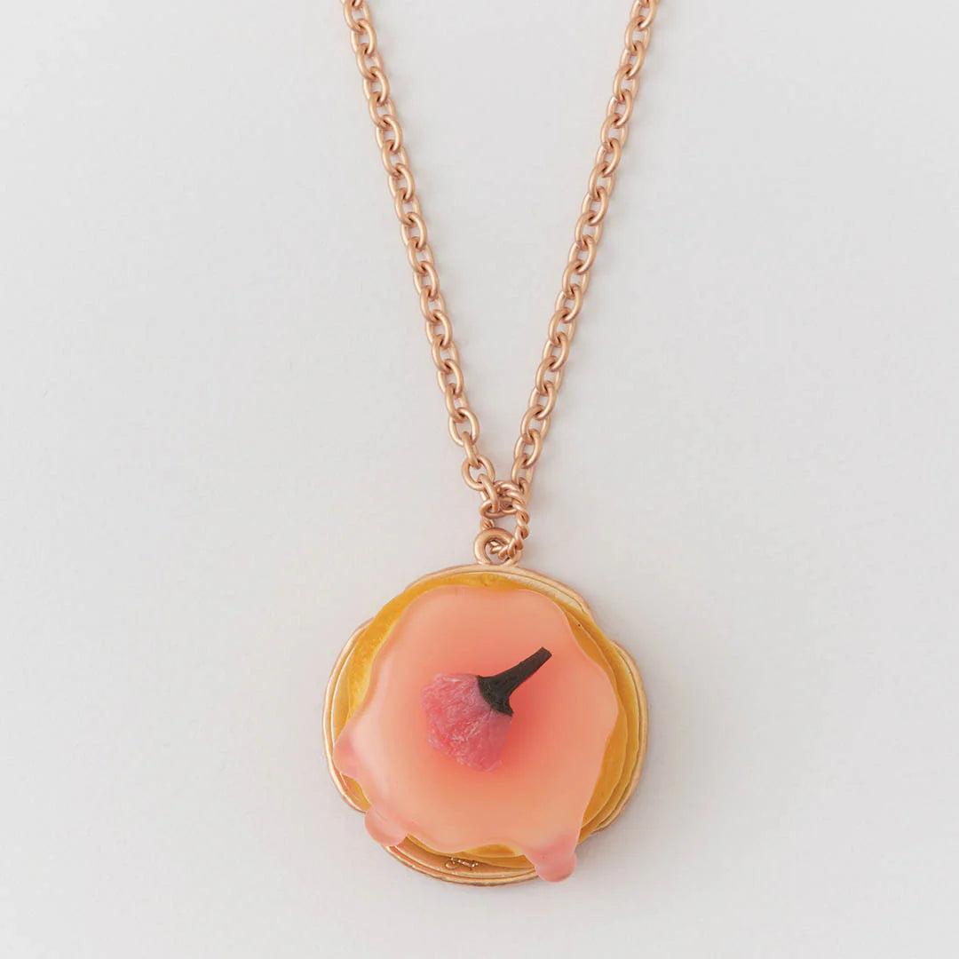 Sakura Syrup Pancake Necklace