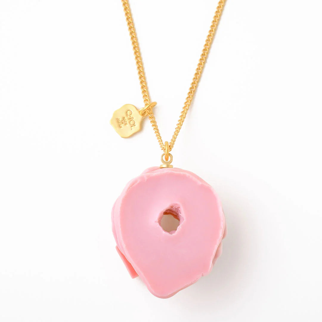 Melty Monster Doughnut Necklace - Pink