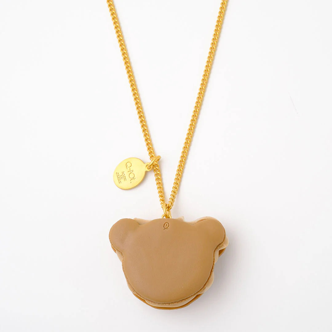 Teddy Bear Macaron Necklace