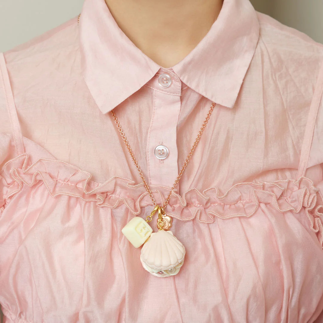 Selectable Happiness Oval Link Chain Necklace (60cm)