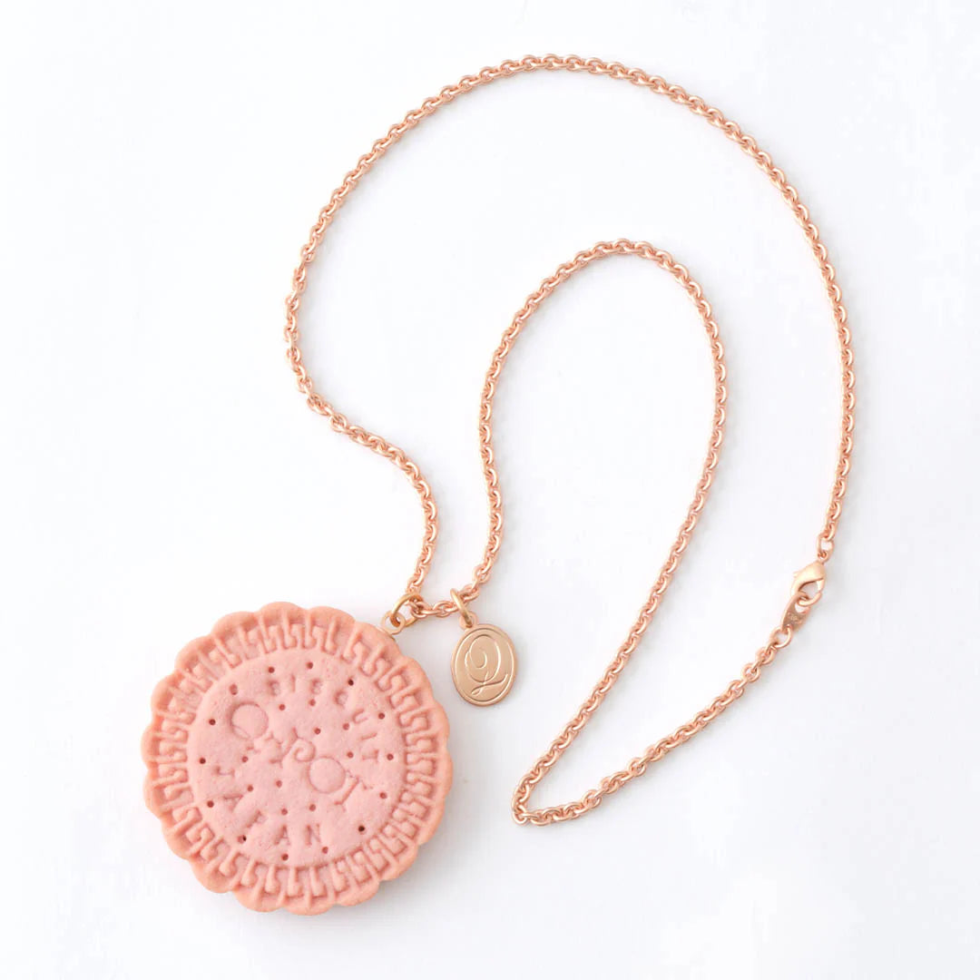 Q-pot. Original Freshly Baked Cookie Necklace