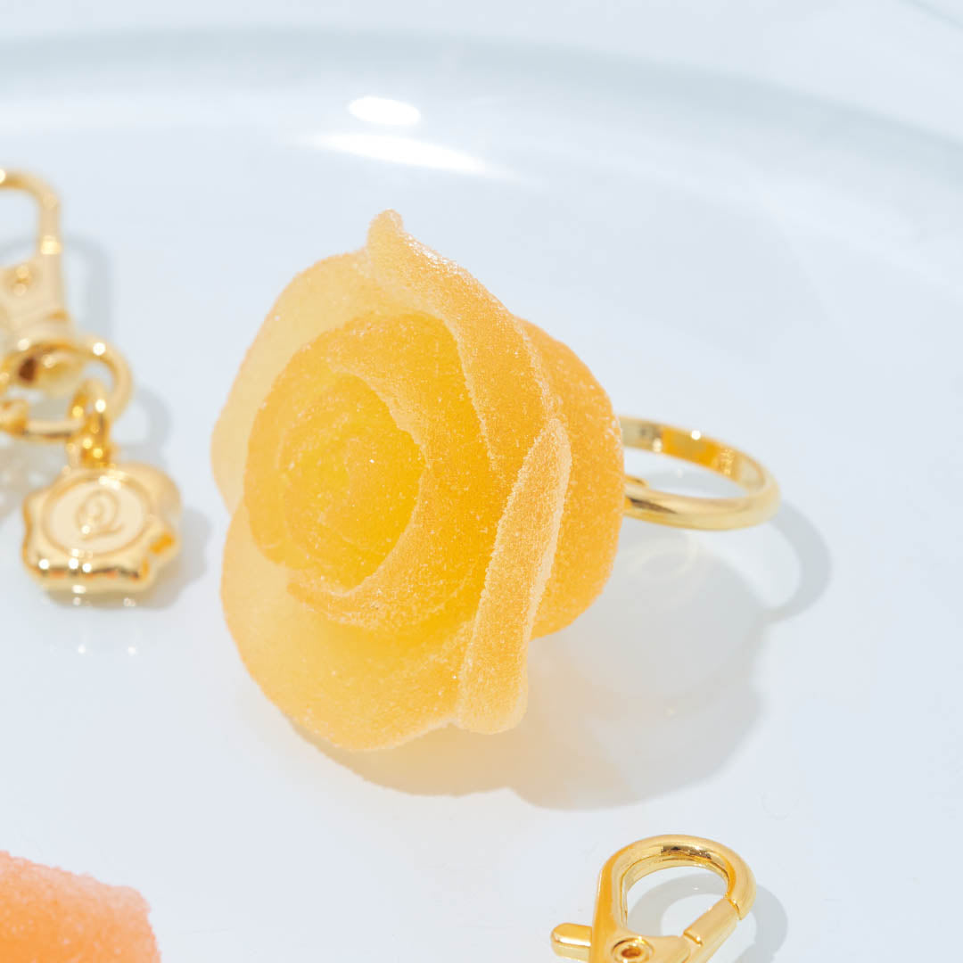 Orange Rose Pate de Fruit Ring