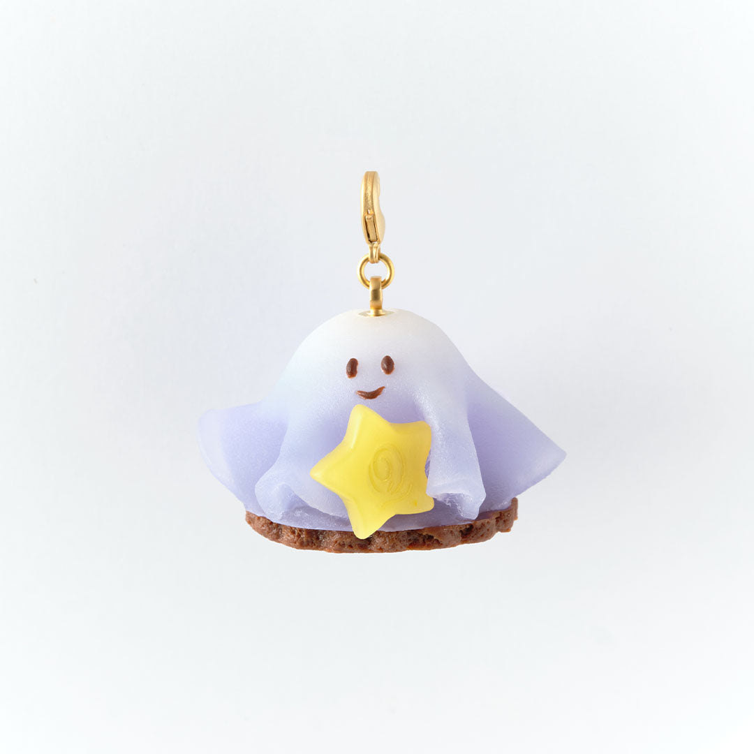 Starry Night Ghost Cake Charm