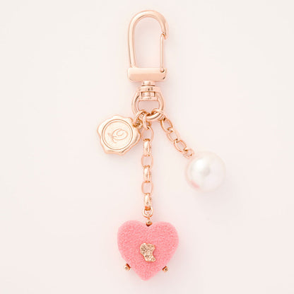 Pink Luxe Heart Chocolat Key Holder