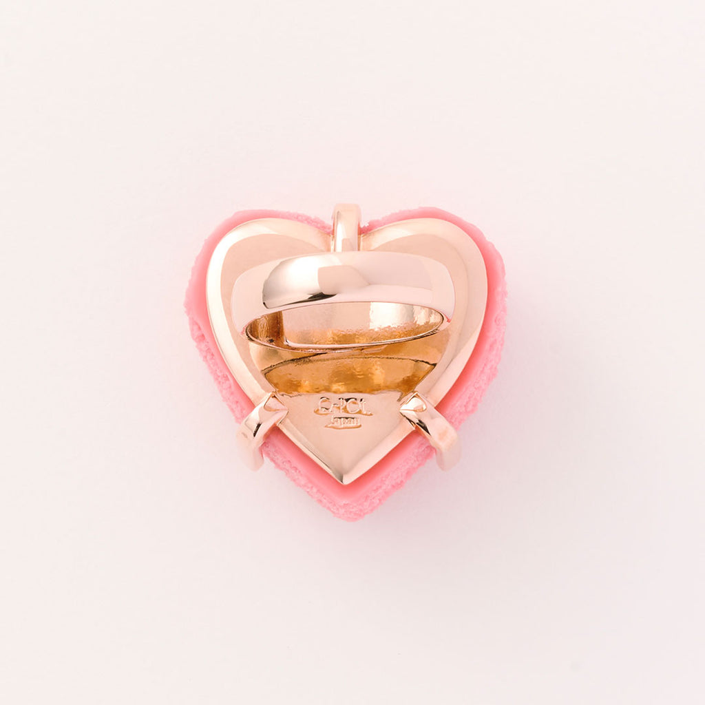 Pink Luxe Heart Chocolat Ring