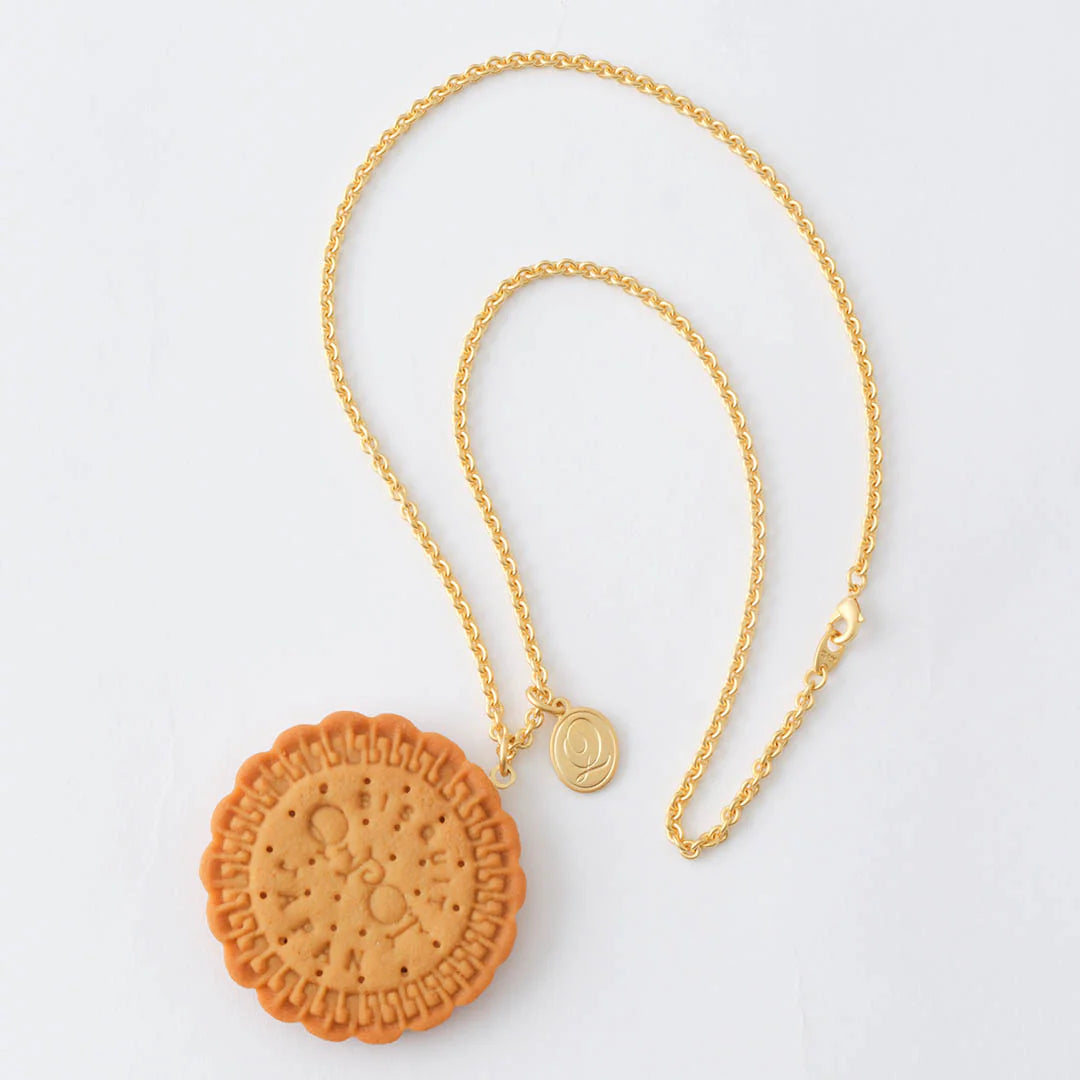 Q-pot. Original Freshly Baked Cookie Necklace