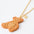 Freshly Baked Teddy Bear Cookie Necklace