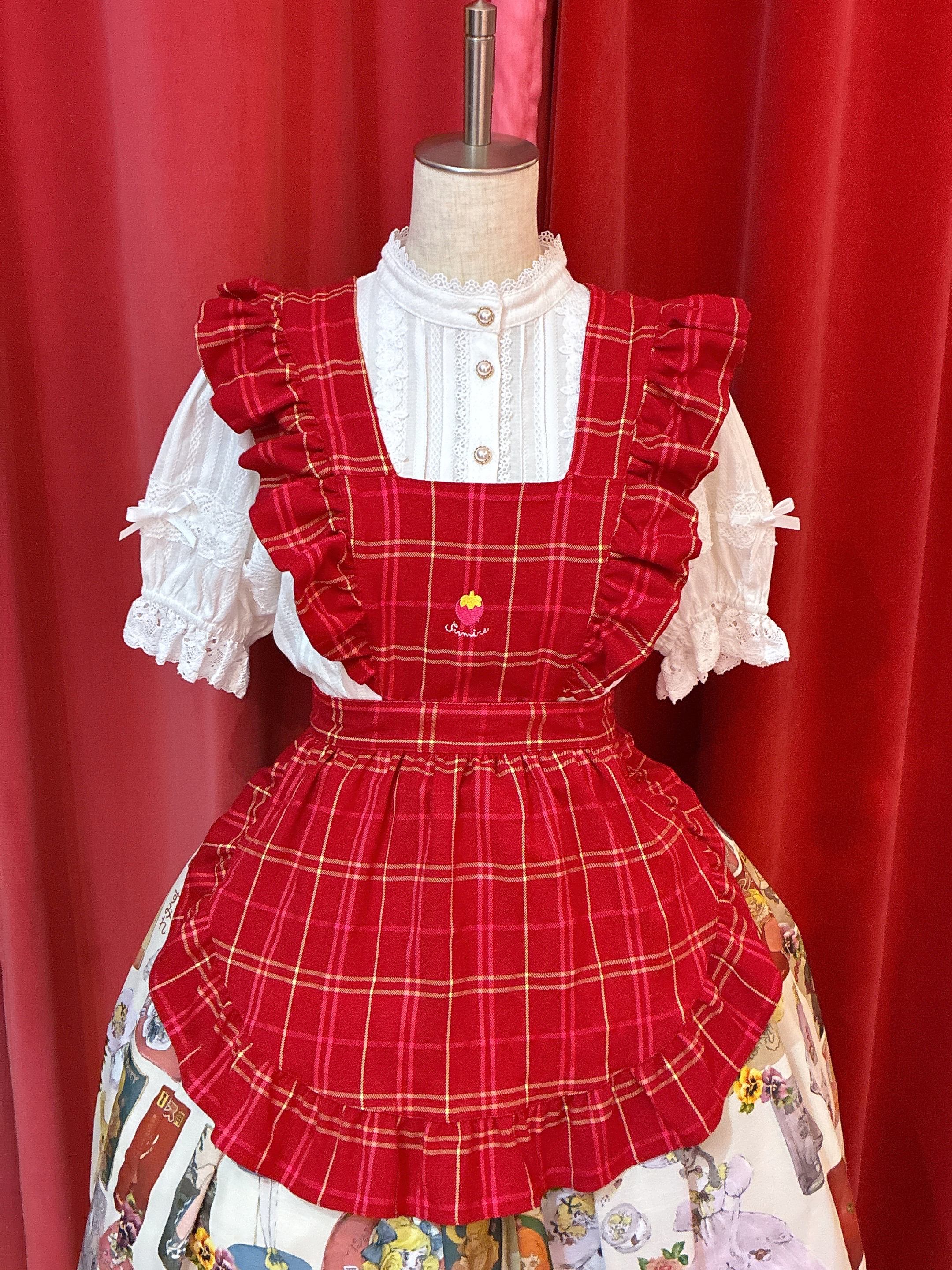 Happy Tartan Apron