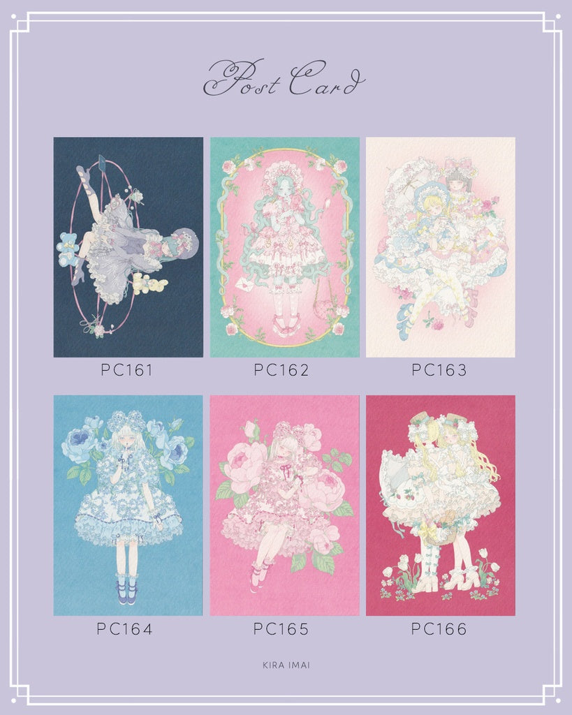 Imai Kira Post Cards: No. 50 ~ 158