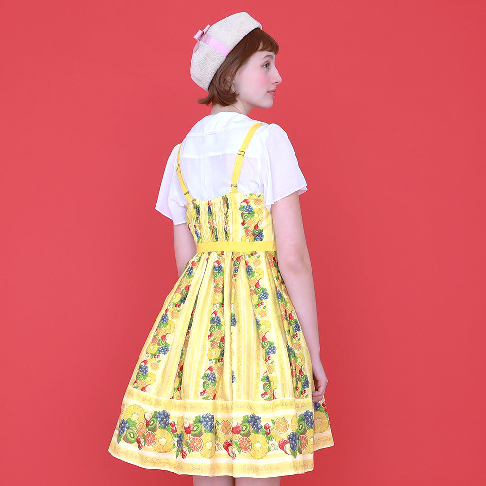 Tropical Fruits Camisole Dress