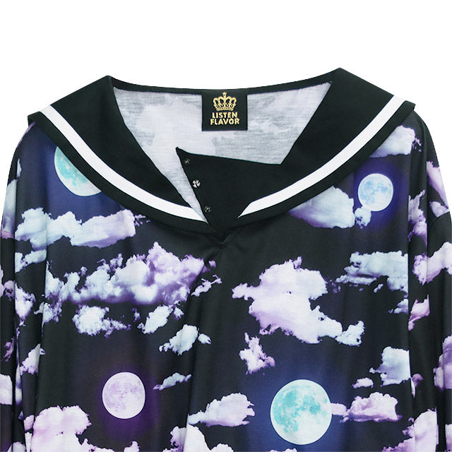Dreaming Moonlit Night Sailor Dress