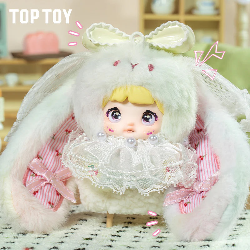 Nommi Baby Sweetheart Bunny Plush Keychain Blind Box