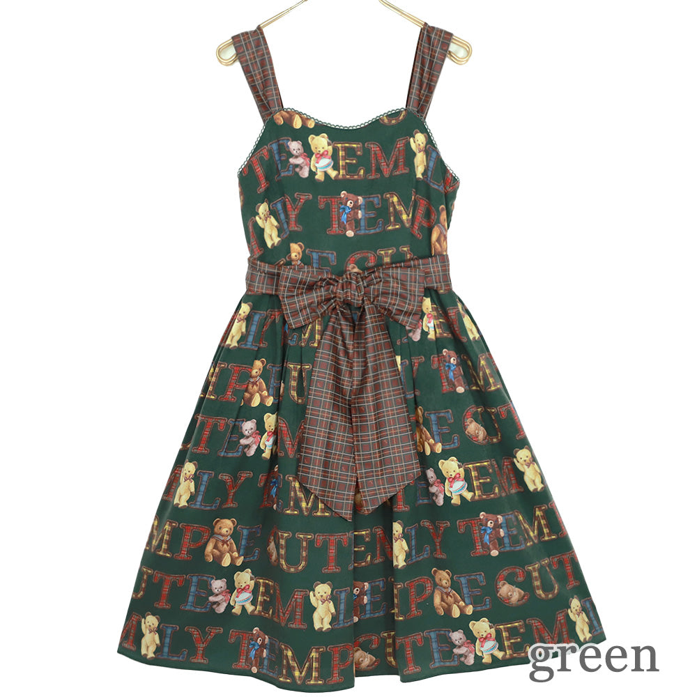 Alphabet Bears Sleeves Dress