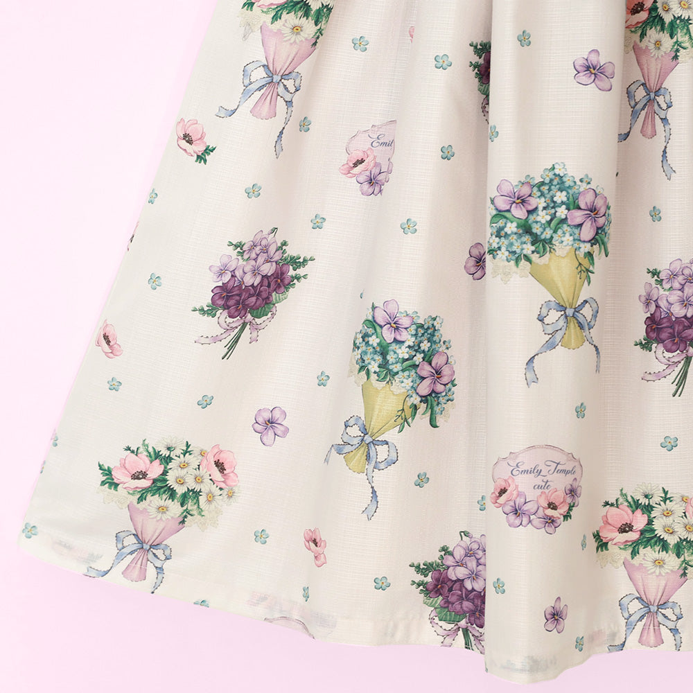 FlowerBouquet Camisole Dress