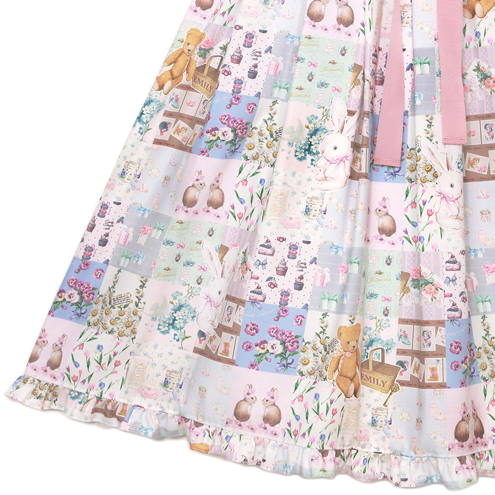 Anniversary Patchwork Camisole Dress