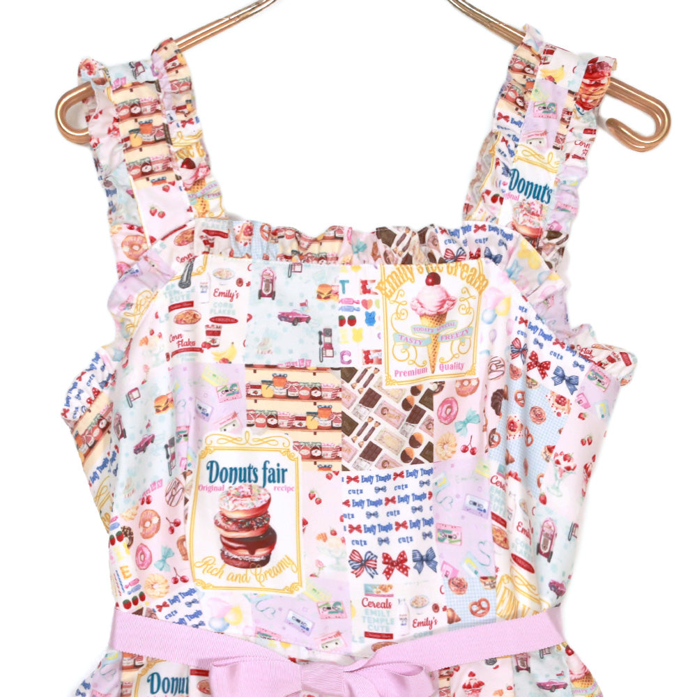 Anniversary Patchwork Camisole Dress