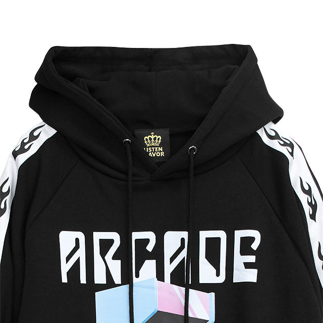 Arcade Game Sleeve Line Hoodie