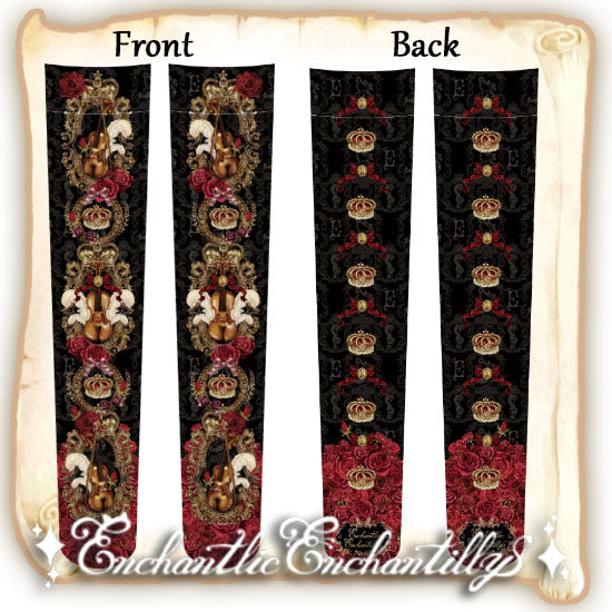 Violin Rose Over Knee