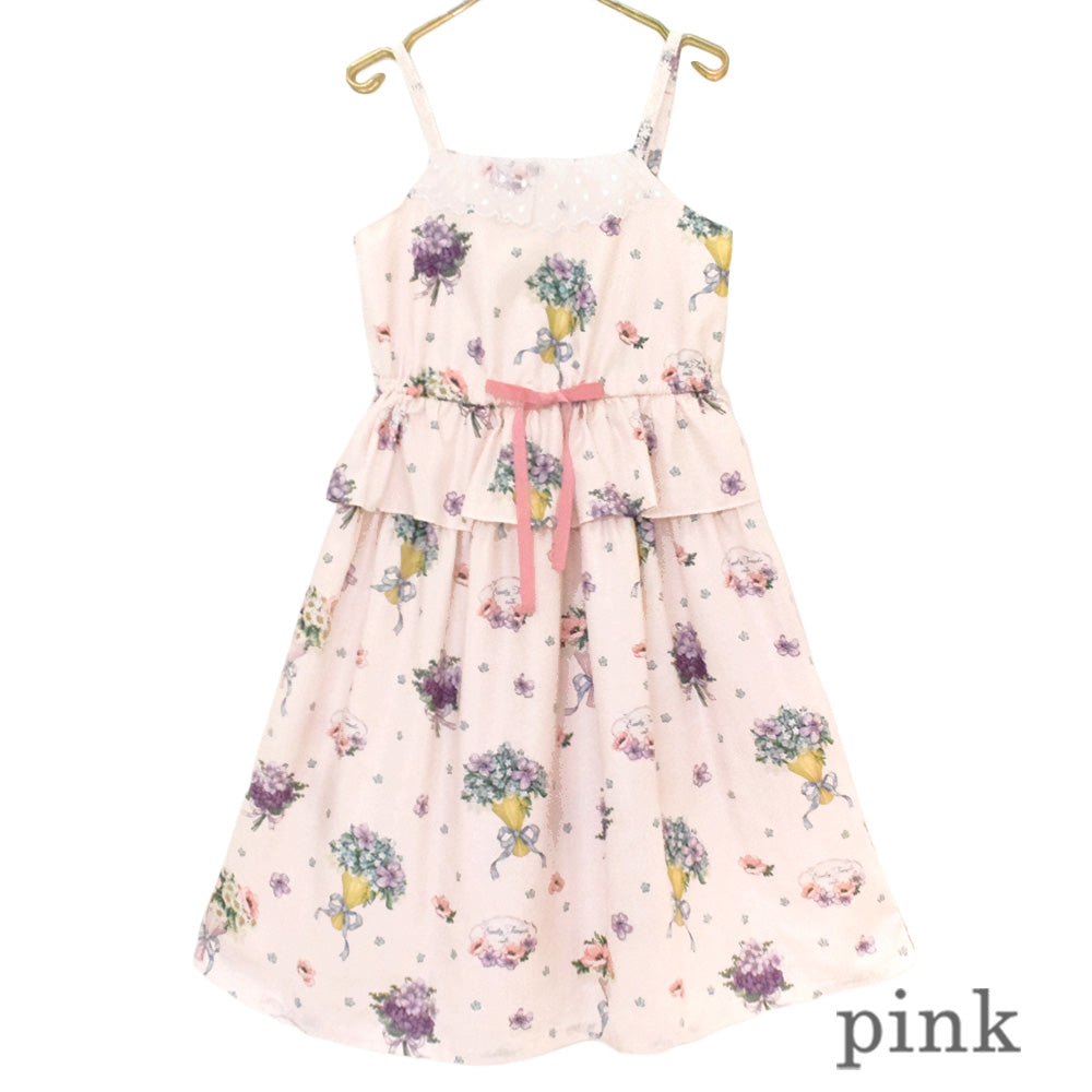 FlowerBouquet Camisole Dress