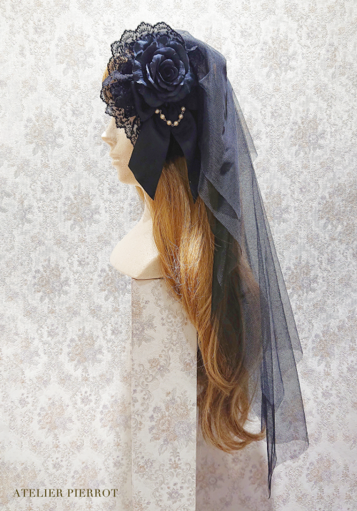 Rose Veil Headband