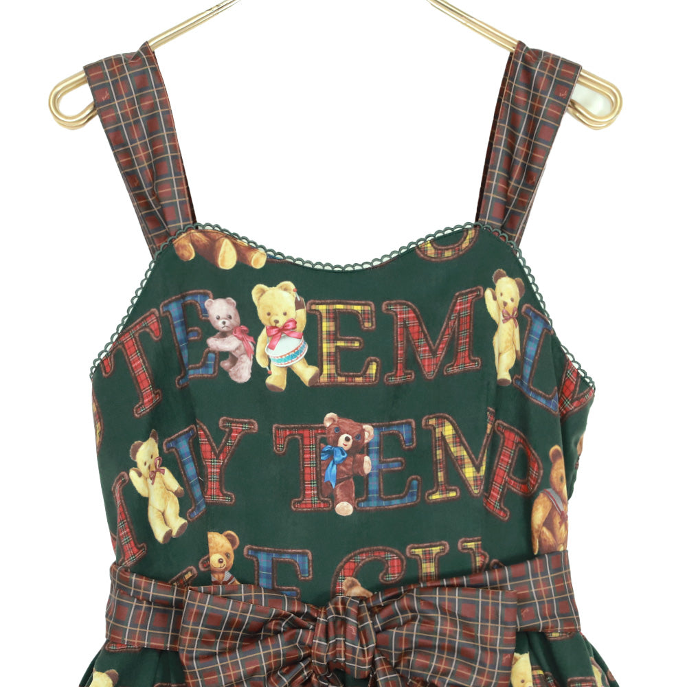 Alphabet Bears Sleeves Dress