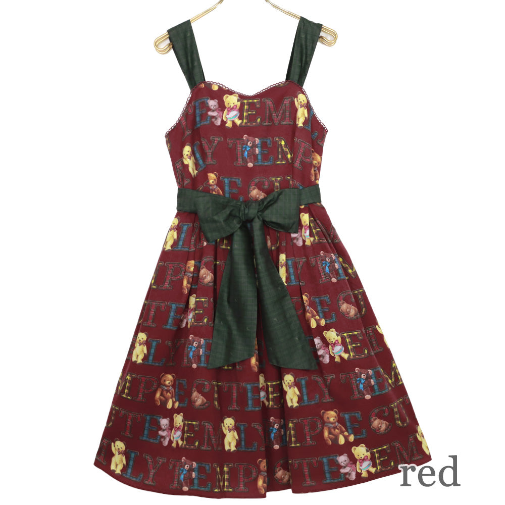 Alphabet Bears Sleeves Dress