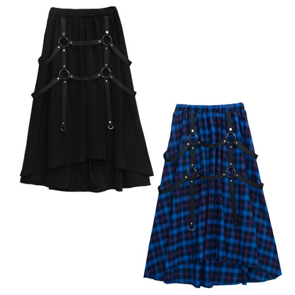 Maxi Skirt With Harness Belt