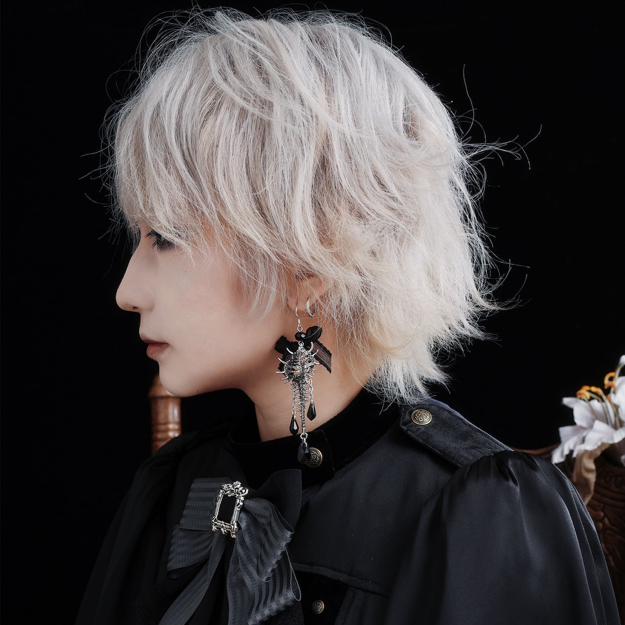 Lamer Coffin Coquille Piercing - Shell × Black