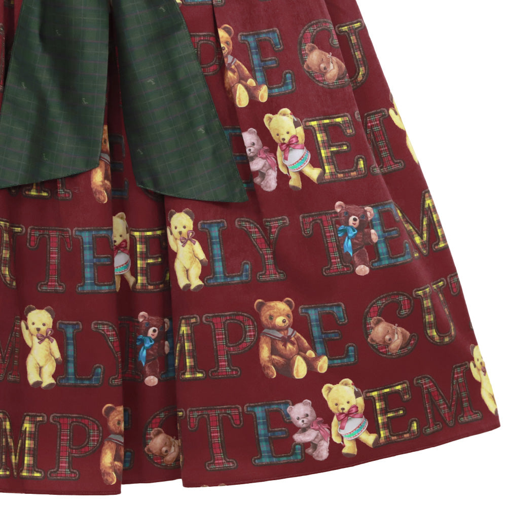 Alphabet Bears Sleeves Dress