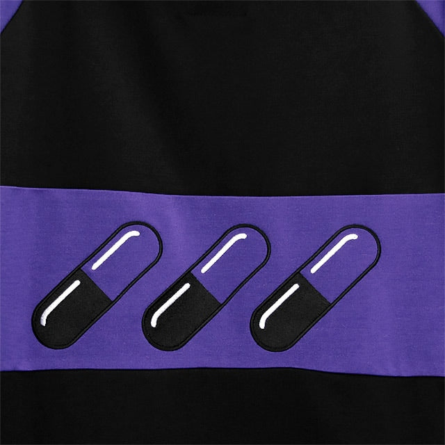 Cat Ear Capsule Sleeve Mesh Jersey Hoodie