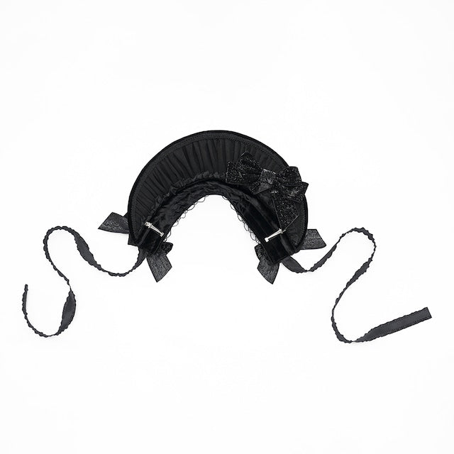 Moon Phases Velvet Embroidery Bonnet